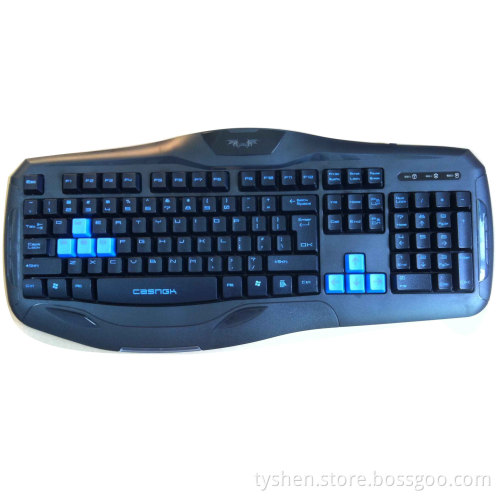 High End USB Keyboard, Lighted Logo, Iron Board Built-in (KB-027)